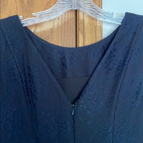 French Connection Fitted Navy Dress Size 2 - Picture 3 of 6